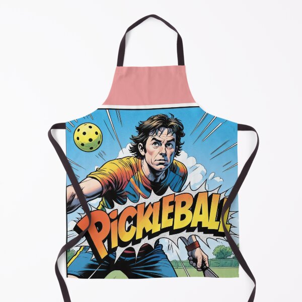 Item preview, Comic Pickleball Smash - Bold Outdoor Action Scene designed and sold by RickGoulet.