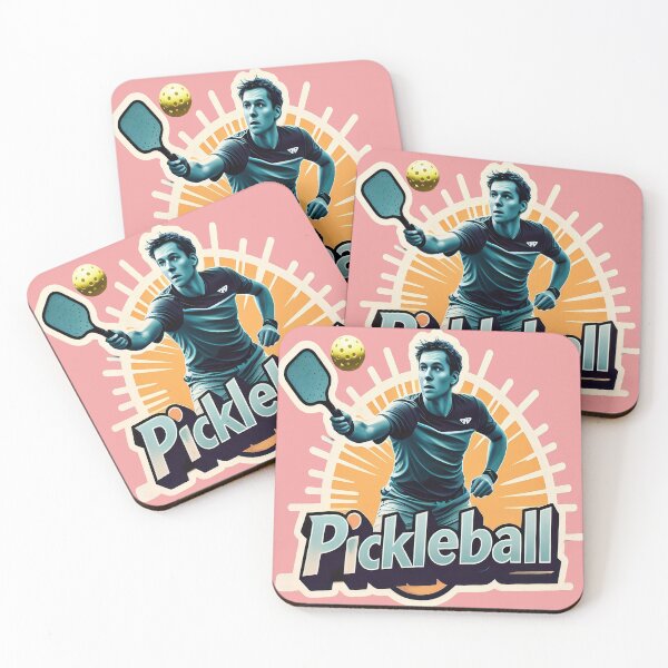 Item preview, Pickleball Sunburst Smash - Bold Paddle Action designed and sold by RickGoulet.