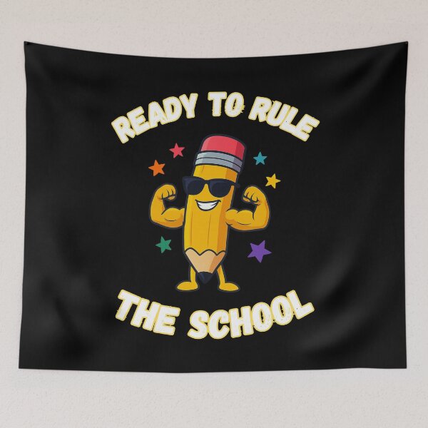 Item preview, Ready to Rule the School Funny Pencil Back to School designed and sold by Charizmwear.