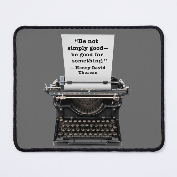 Item preview, Thoreau Quote on Typewriter designed and sold by travelwitheric.