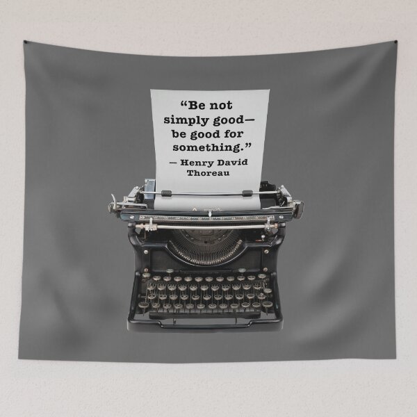 Item preview, Thoreau Quote on Typewriter designed and sold by travelwitheric.