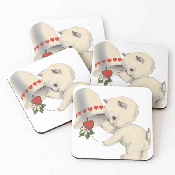 Item preview, Vintage cat valentine's day  designed and sold by Pixiedrop.