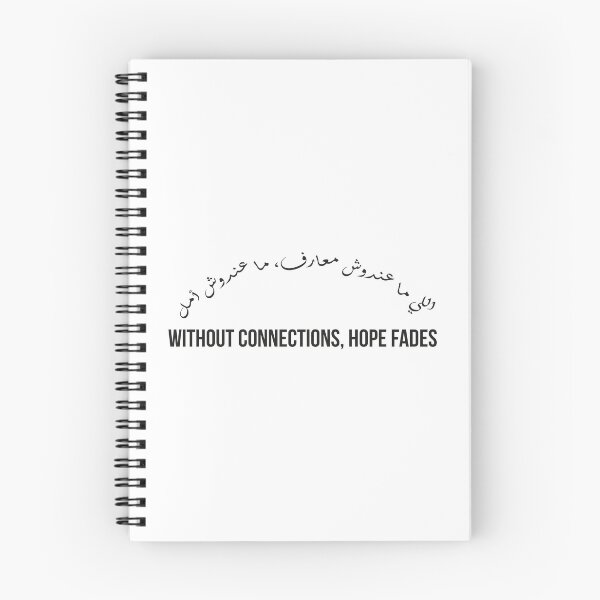 Item preview, Without Connections, Hope Fades | Arabic Proverb Calligraphy Quote designed and sold by MONTRIS.