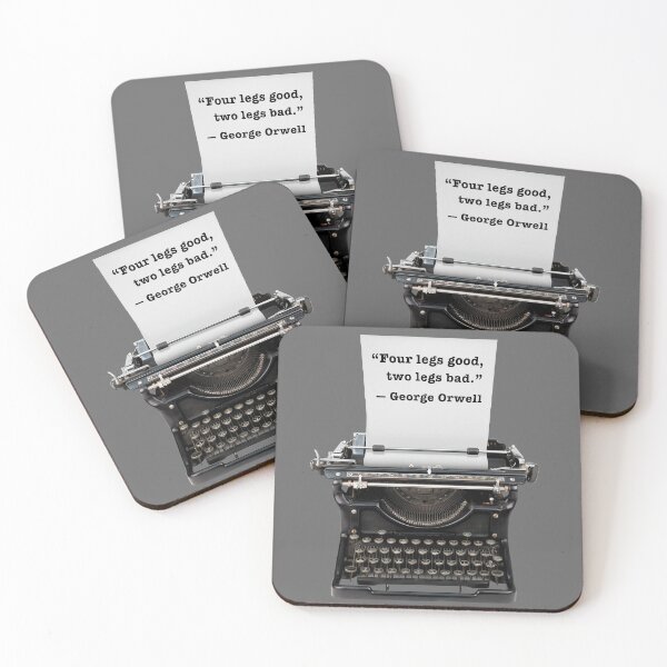 Item preview, Orwell Quote on Typewriter designed and sold by travelwitheric.