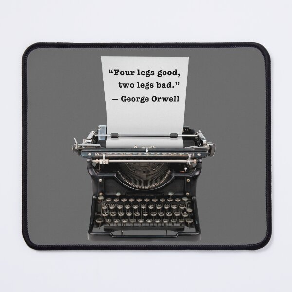 Item preview, Orwell Quote on Typewriter designed and sold by travelwitheric.