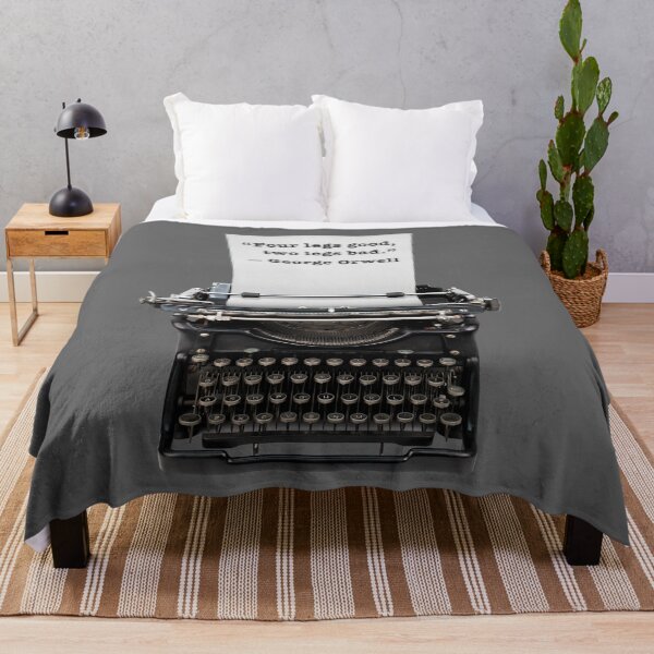 Item preview, Orwell Quote on Typewriter designed and sold by travelwitheric.