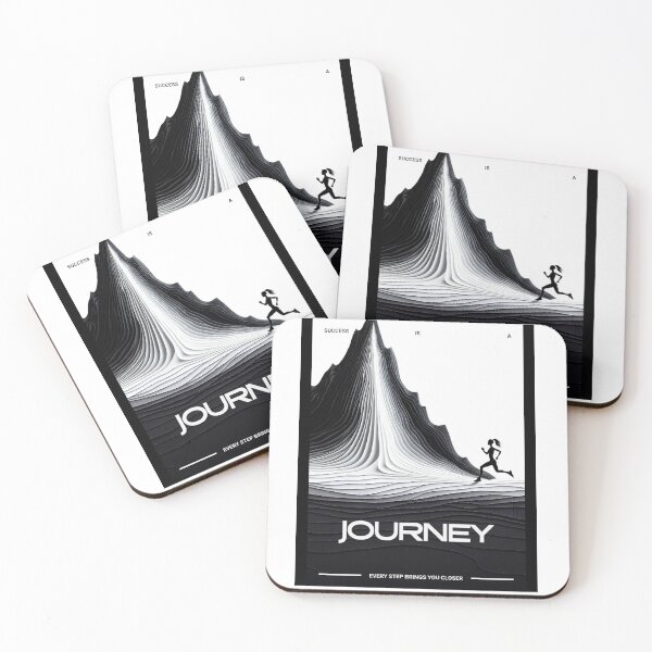 Item preview, Success is a Journey – Motivational Runner Design designed and sold by rawr00.