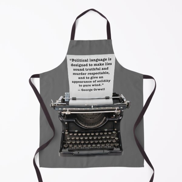 Item preview, Orwell Quote on Typewriter designed and sold by travelwitheric.