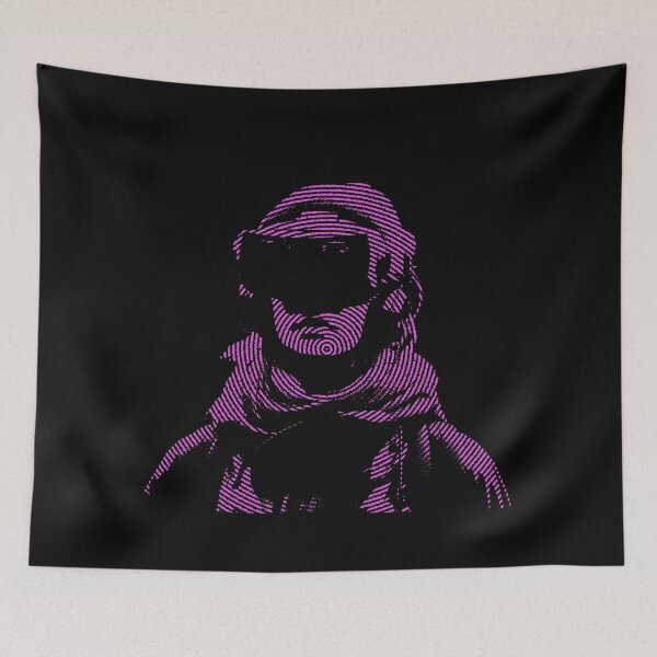 Item preview, Virtual reality gamer girl purple  designed and sold by FatBirdie.