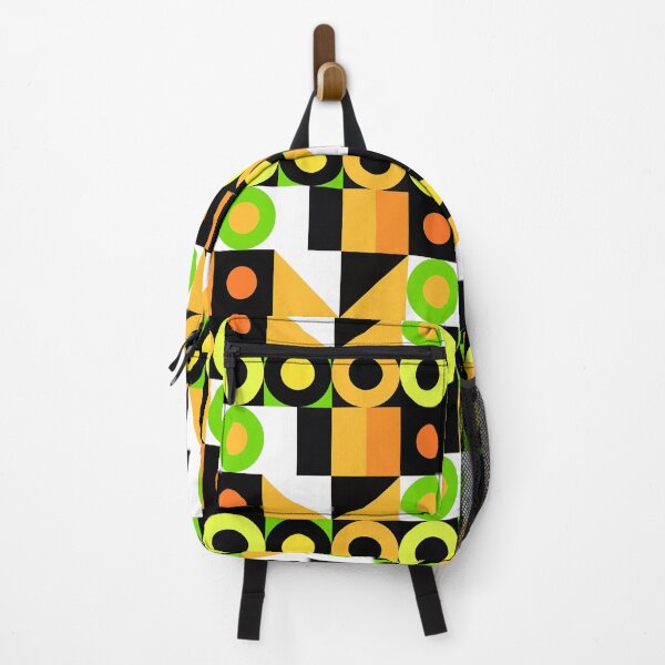 Item preview, Mid-Century Modern Yellow-Mustard, Lime And Orange Geometric designed and sold by DEC02.