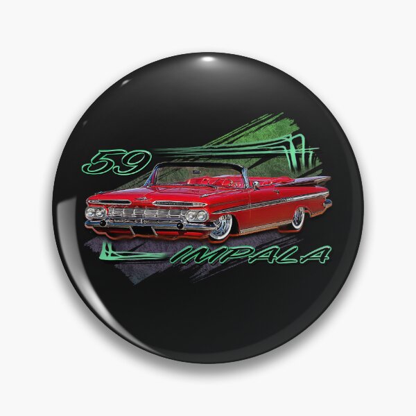 Item preview, 60s Style Design 59 Chevy Impala Hot Rod Muscle Car Art. designed and sold by AGED Limited.
