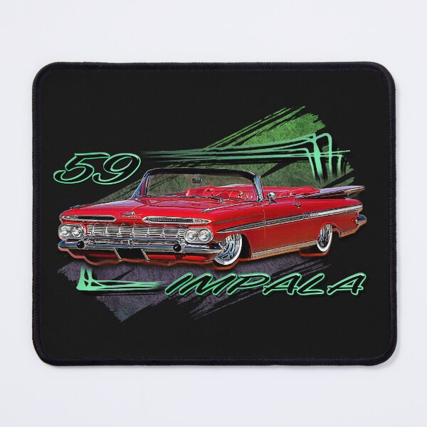 Item preview, 60s Style Design 59 Chevy Impala Hot Rod Muscle Car Art. designed and sold by AGED Limited.