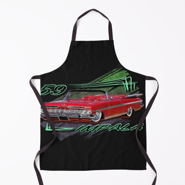 Item preview, 60s Style Design 59 Chevy Impala Hot Rod Muscle Car Art. designed and sold by AGED Limited.