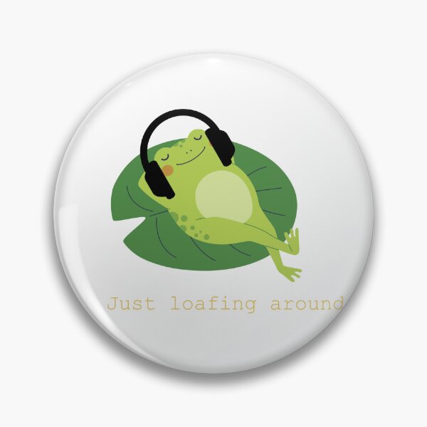 Item preview, Just Loafing Around – Chill Frogcore Design designed and sold by Geafixy.