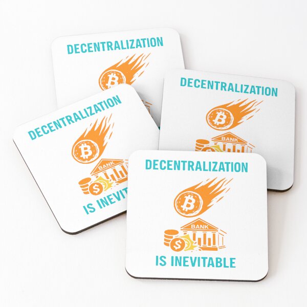 Item preview, "Decentralization Is Inevitable" – Bitcoin Meteor vs. Banks Design designed and sold by BitCrop.