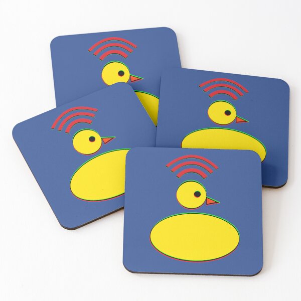 Item preview, Glitch Wifi Duck Digital Icon Meme designed and sold by Pacific Art.