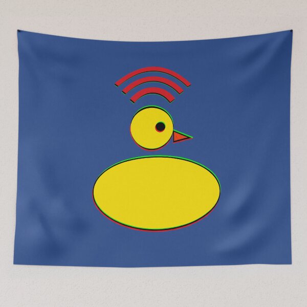 Item preview, Glitch Wifi Duck Digital Icon Meme designed and sold by Pacific Art.
