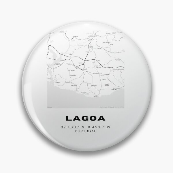 Artikelvorschau, Lagoa Portugal Küstenkarte Poster – Minimalistischer Schwarz-Weiß-Stadtdruck, Moderne Reise-Wandkunst entworfen und verkauft von RM-Journey.