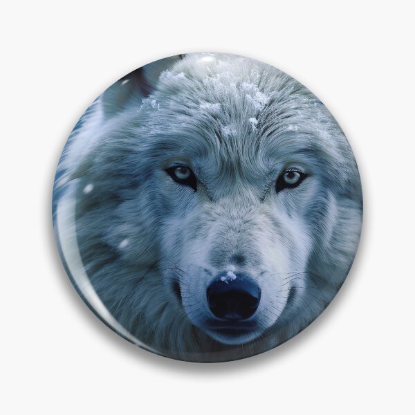 Item preview, Wolf With Blue Eyes In Arctic Snowstorm Art designed and sold by DEC02.