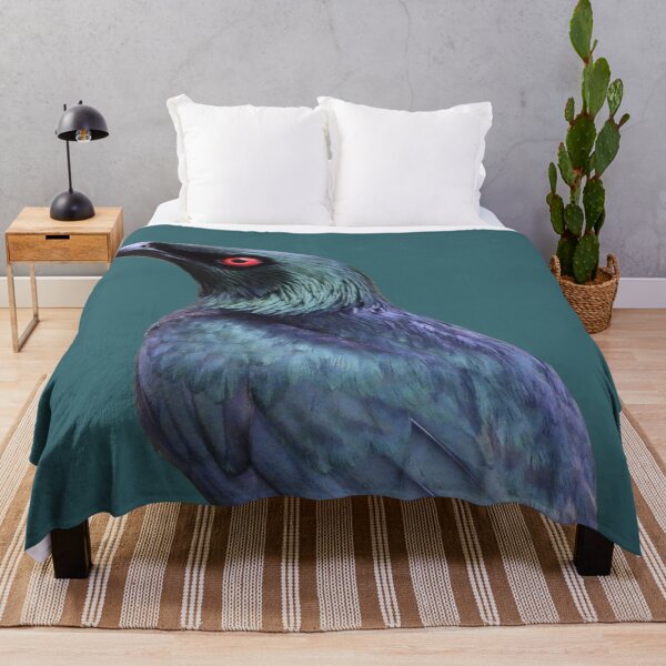 Item preview, Asian Glossy Starling on Teal designed and sold by Barnbk02.
