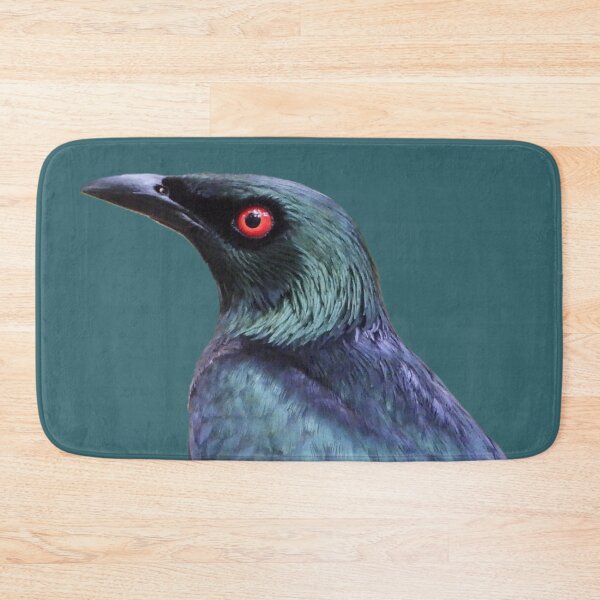 Item preview, Asian Glossy Starling on Teal designed and sold by Barnbk02.