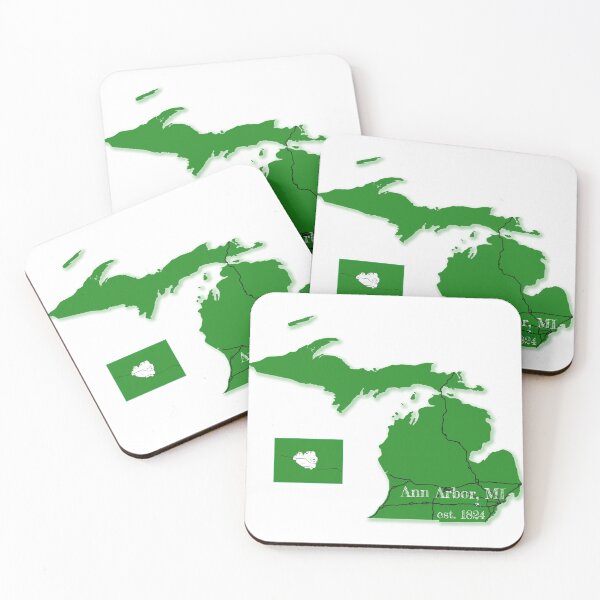 Item preview, Ann Arbor, MI [Green] designed and sold by PhilbonianDezin.