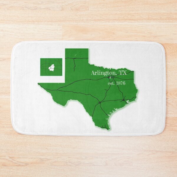 Item preview, Arlington, TX [Green] designed and sold by PhilbonianDezin.