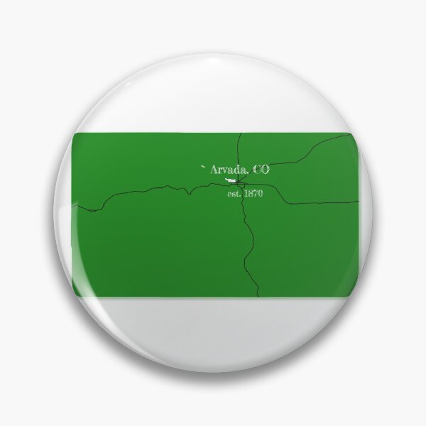Item preview, Arvada, CO [Green] designed and sold by PhilbonianDezin.