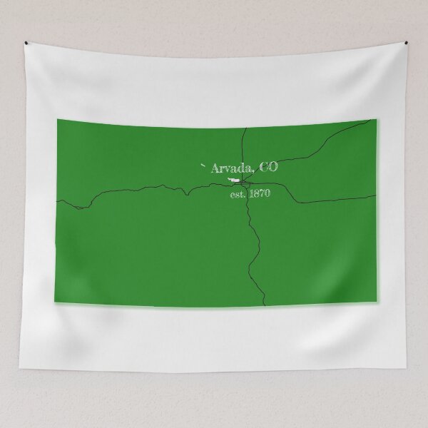 Item preview, Arvada, CO [Green] designed and sold by PhilbonianDezin.