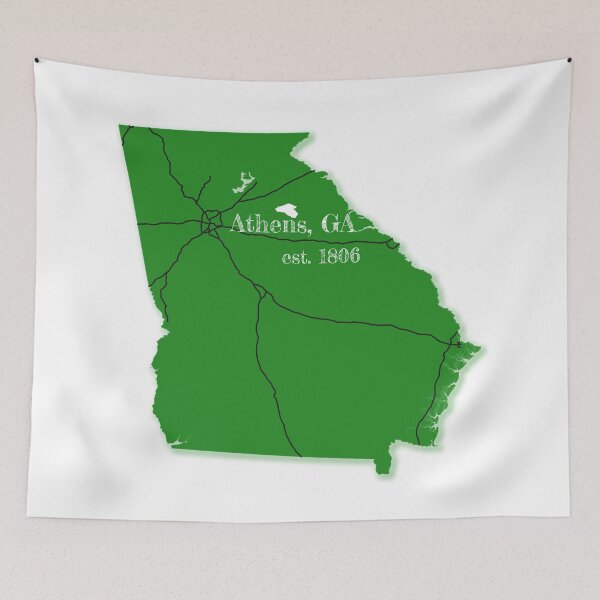 Item preview, Athens, GA [Green] designed and sold by PhilbonianDezin.