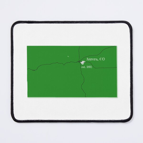 Item preview, Aurora, CO [Green] designed and sold by PhilbonianDezin.