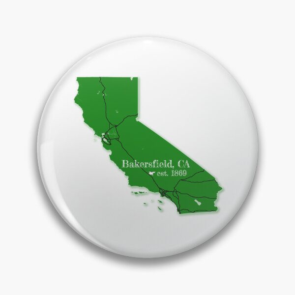 Item preview, Bakersfield, CA [Green] designed and sold by PhilbonianDezin.