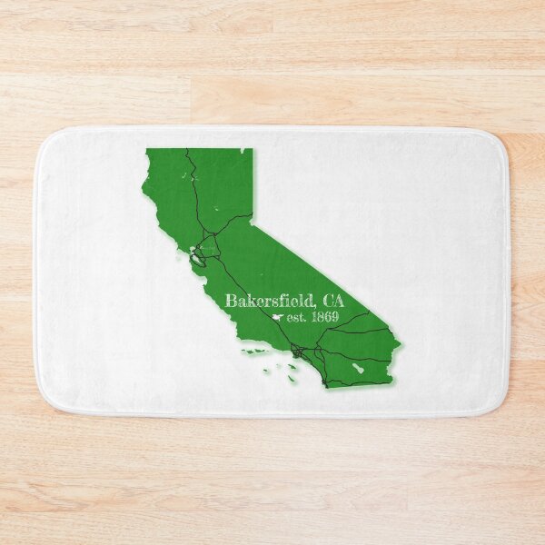 Item preview, Bakersfield, CA [Green] designed and sold by PhilbonianDezin.