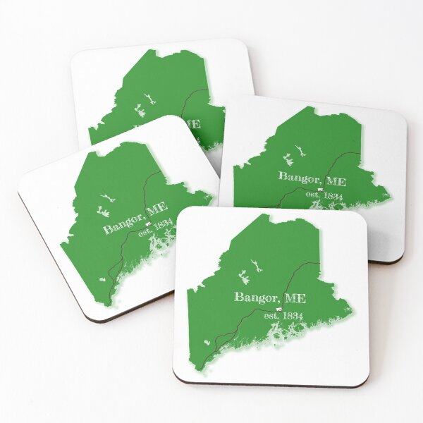 Item preview, Bangor, ME [Green] designed and sold by PhilbonianDezin.