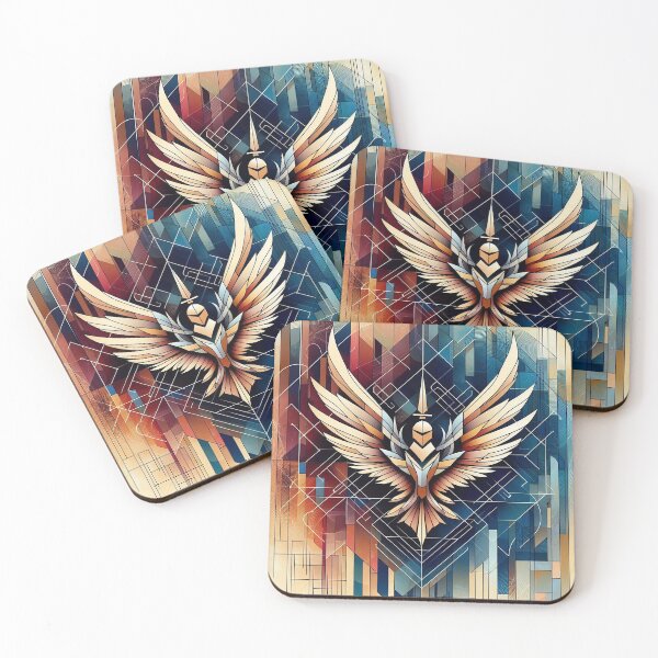 Item preview, Winged Guardian of the Geometric Realm designed and sold by nikkolaus.