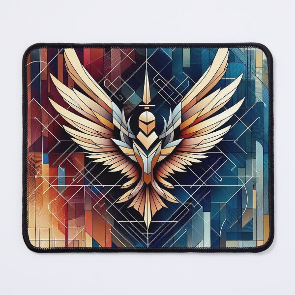 Item preview, Winged Guardian of the Geometric Realm designed and sold by nikkolaus.
