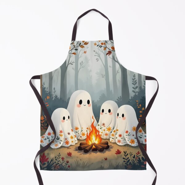Item preview, Cozy Campfire Ghosts – Autumn Forest Gathering designed and sold by MvuuStudio.