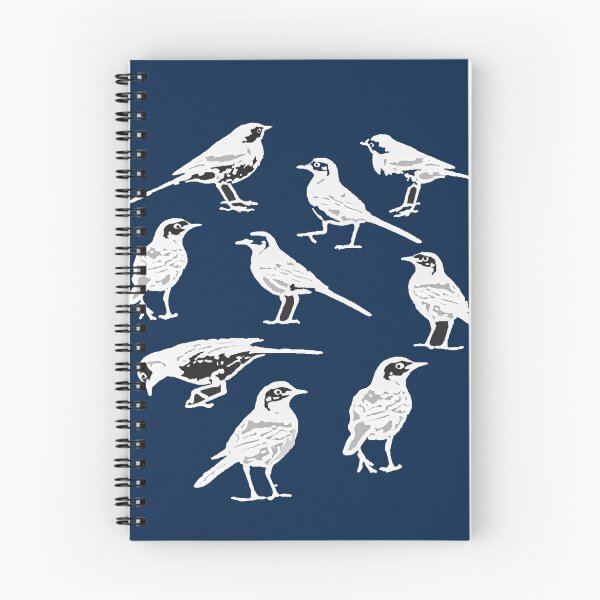 Item preview, Wagtails blue designed and sold by Marju Rose.