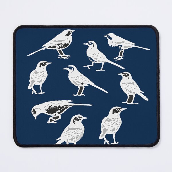 Item preview, Wagtails blue designed and sold by Marju Rose.