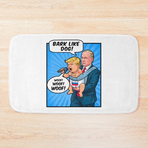 Artikelvorschau, Putin bellt wie ein Hund Lustige Baby-Trump-Satire entworfen und verkauft von EthosWear.