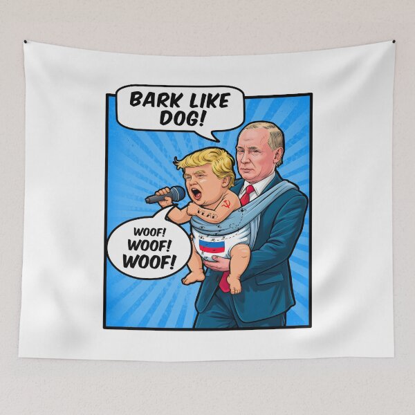 Item preview, Putin ladra como un perro, divertida sátira sobre el bebé Trump designed and sold by EthosWear.