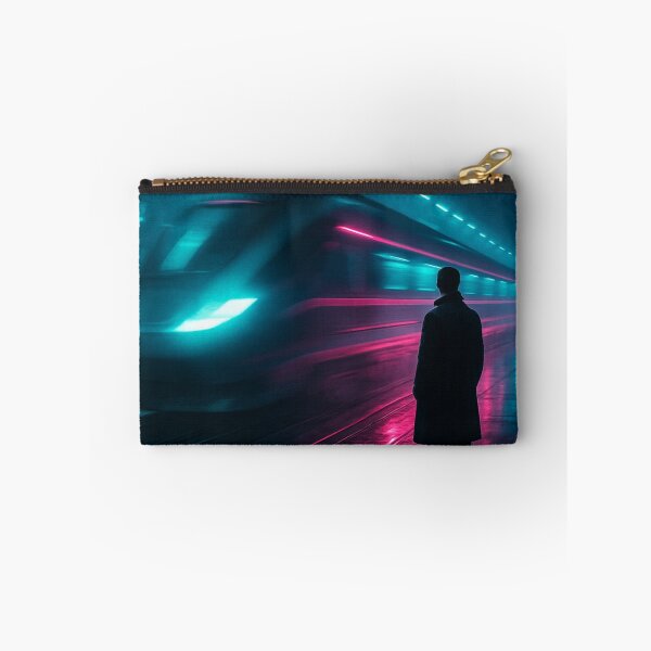 Item preview, Neon Train Through the Future designed and sold by Neon Horizons.