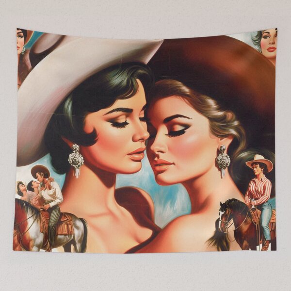 Item preview, Retro Cowgirls Love designed and sold by PulpVintage.
