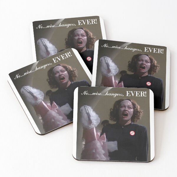 Item preview, No Wire Hangers Ever - Faye Dunaway as Joan Crawford - Mommie Dearest designed and sold by litmusician.