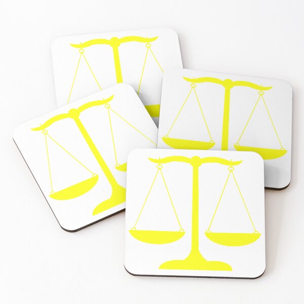 Item preview, Yellow Scales of Justice- Law Art designed and sold by MagicMe-JD.