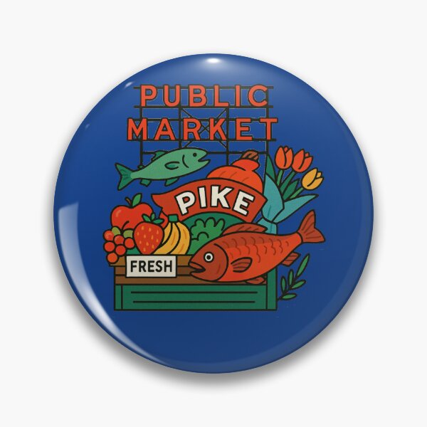 Item preview, Pikes Place designed and sold by Broken Antler Designs .