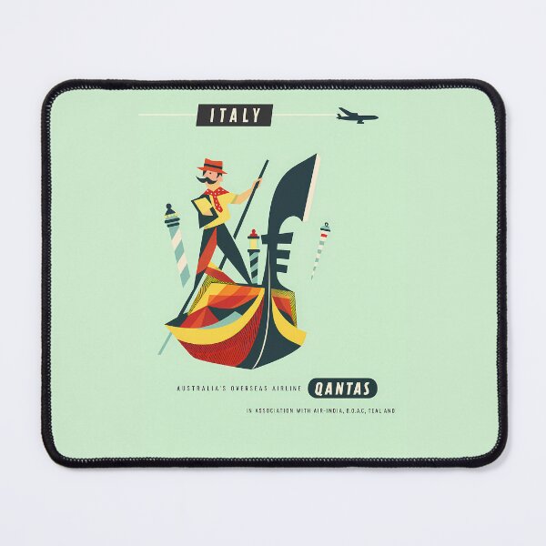 Item preview, Qantas Vintage Poster – Italy Gondolier designed and sold by malero-design.