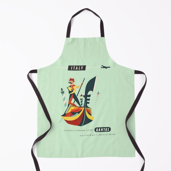 Item preview, Qantas Vintage Poster – Italy Gondolier designed and sold by malero-design.