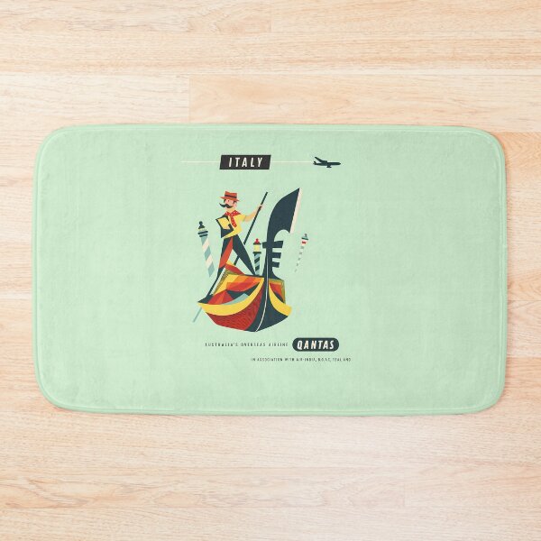Item preview, Qantas Vintage Poster – Italy Gondolier designed and sold by malero-design.
