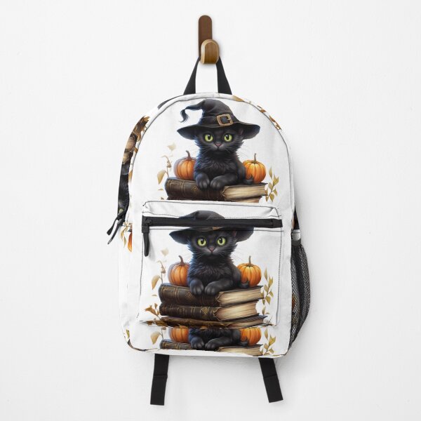Item preview, Halloween Black Cat Witch with Books designed and sold by Eclectic Monkey.